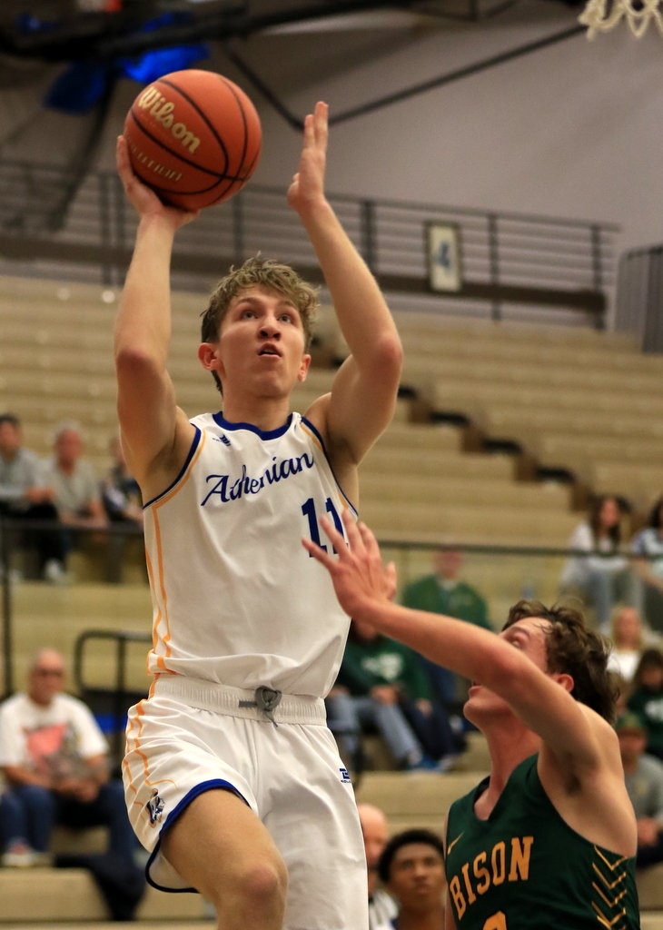 Ian Hensley led CHS with 25 points in their 76-68 loss to Benton Central Saturday night.